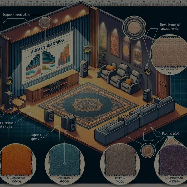 How to Choose the Right Size and Type of Area Rug for a Home Theater Room to Optimize Acoustics?